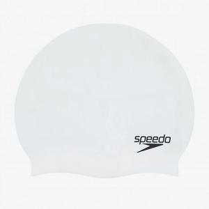 Шапка для плавання Speedo FLAT SILICONE CAP AU білий Уні